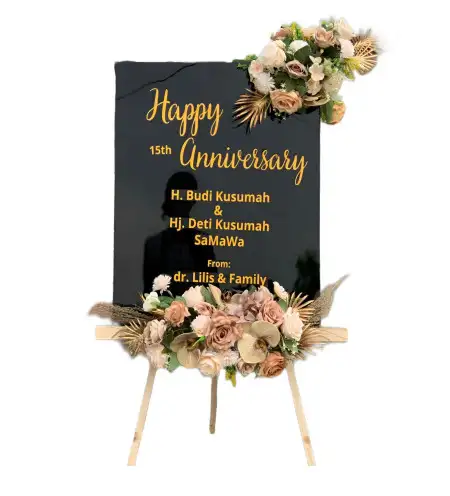 Papan Bunga Akrilik sungai jawi